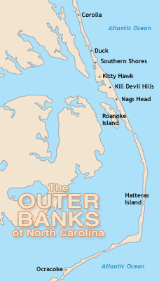 outer banks map